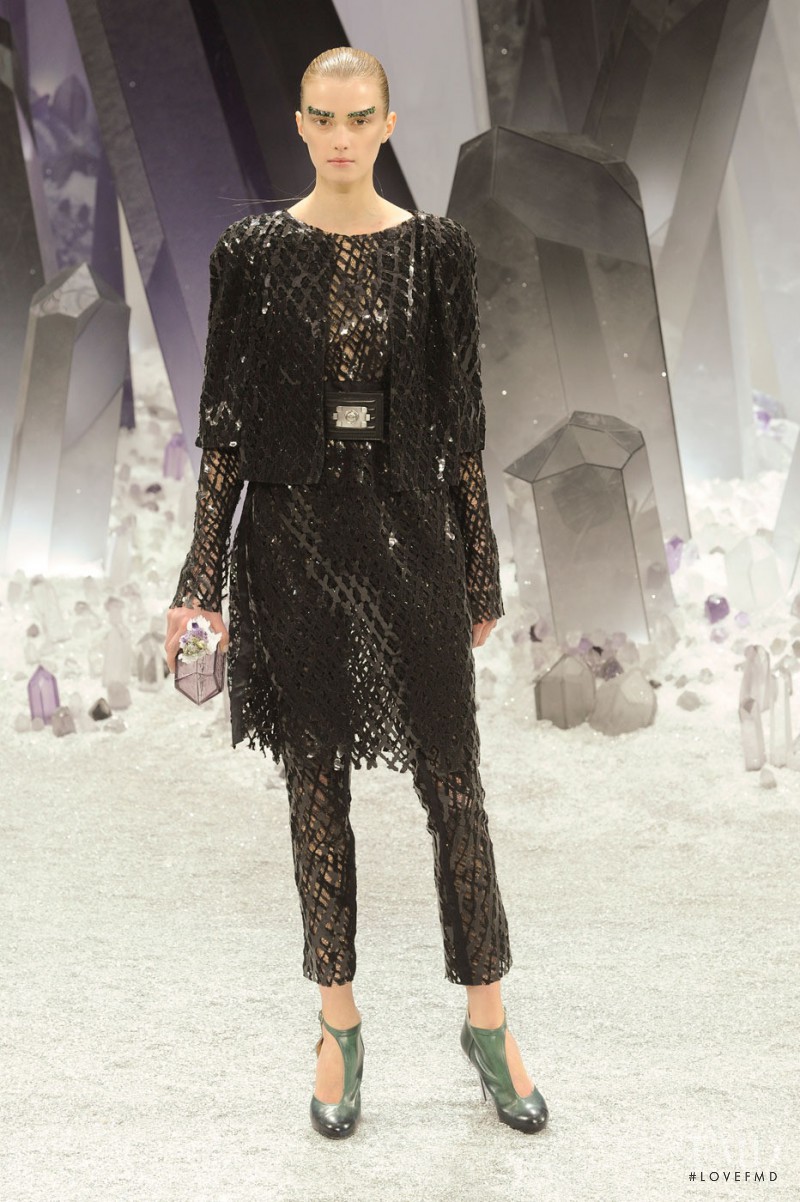 Sigrid Agren featured in  the Chanel fashion show for Autumn/Winter 2012