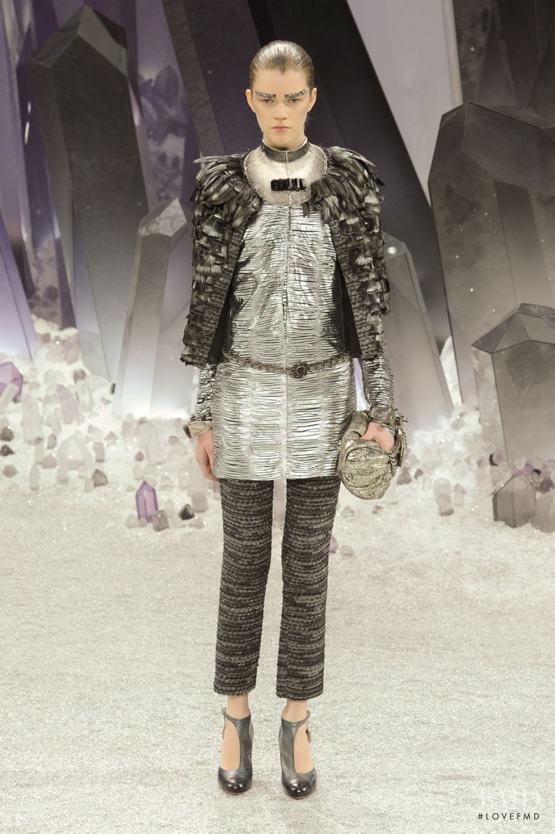 Antonia Wesseloh featured in  the Chanel fashion show for Autumn/Winter 2012