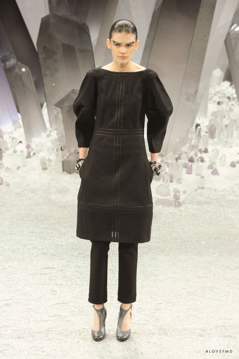 Melissa Stasiuk featured in  the Chanel fashion show for Autumn/Winter 2012