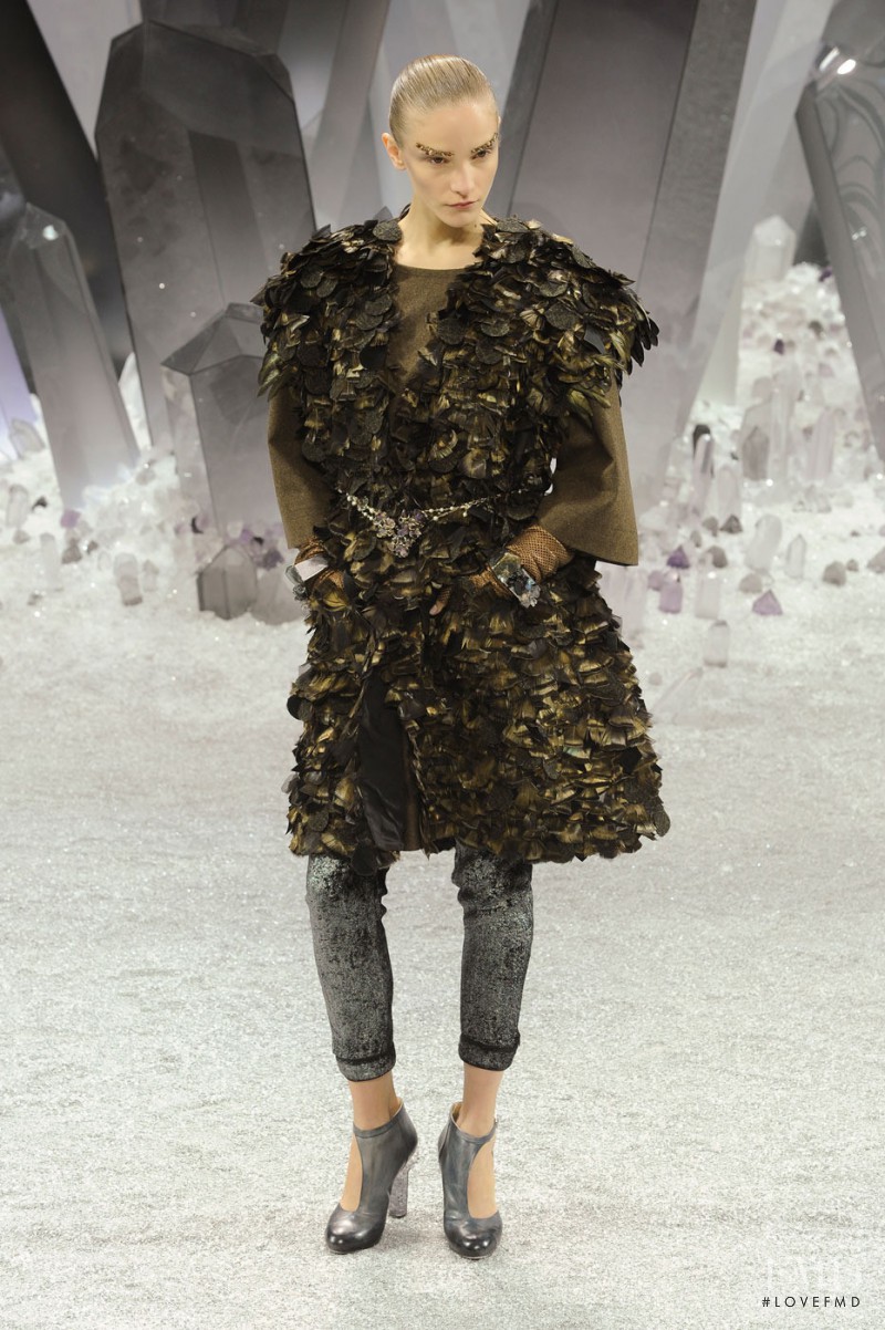 Dorothea Barth Jorgensen featured in  the Chanel fashion show for Autumn/Winter 2012
