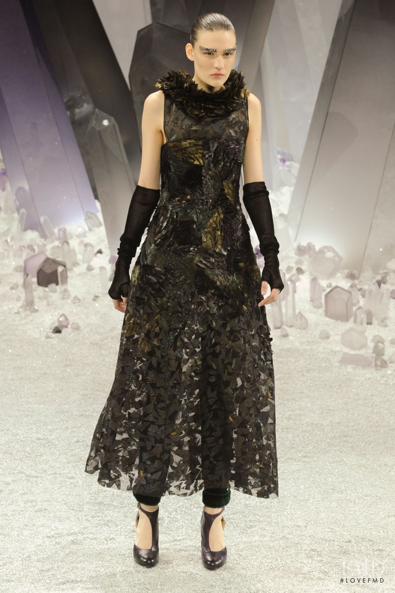 Maria Bradley featured in  the Chanel fashion show for Autumn/Winter 2012