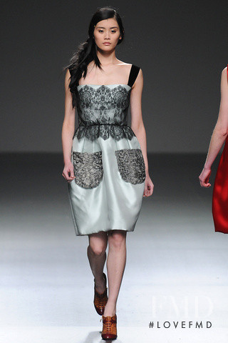 Ming Xi featured in  the Victorio & Lucchino fashion show for Autumn/Winter 2012