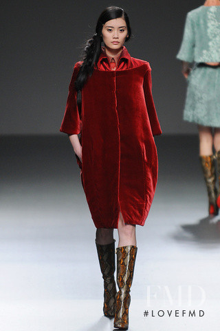 Ming Xi featured in  the Victorio & Lucchino fashion show for Autumn/Winter 2012