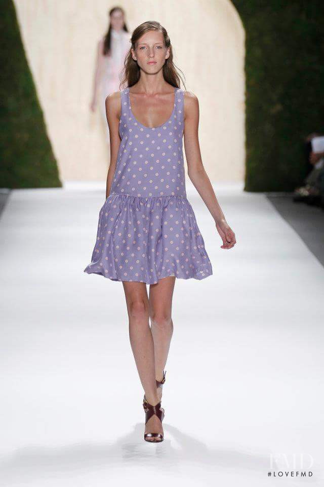 Iris Egbers featured in  the ADAM Lippes fashion show for Spring/Summer 2013