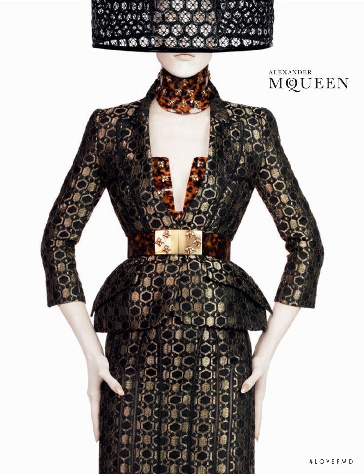 Raquel Zimmermann featured in  the Alexander McQueen advertisement for Spring/Summer 2013