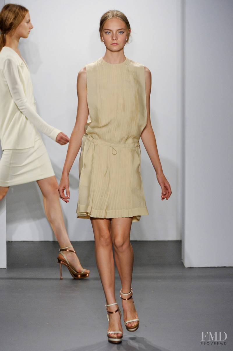 Nimuë Smit featured in  the Calvin Klein 205W39NYC fashion show for Spring/Summer 2011