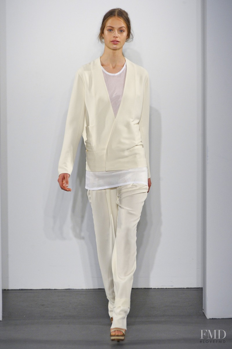 Jessica Clarke featured in  the Calvin Klein 205W39NYC fashion show for Spring/Summer 2011