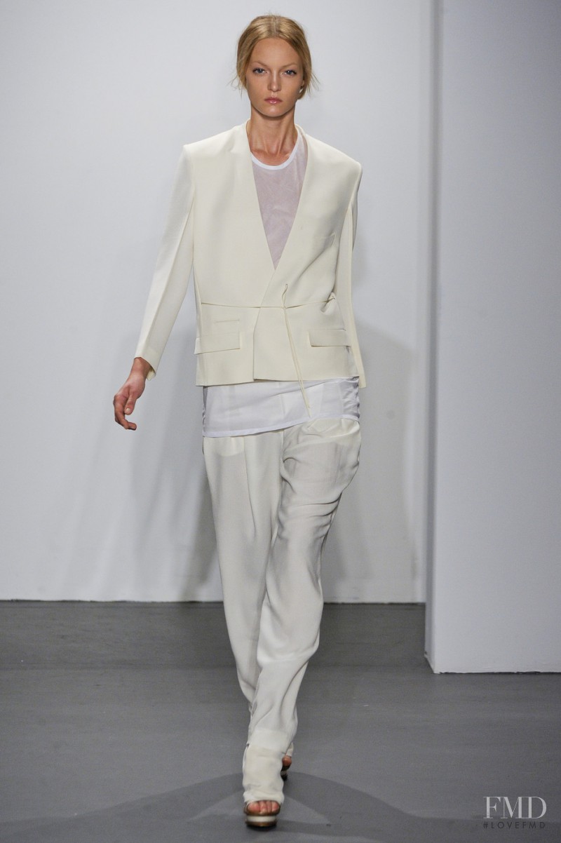 Theres Alexandersson featured in  the Calvin Klein 205W39NYC fashion show for Spring/Summer 2011