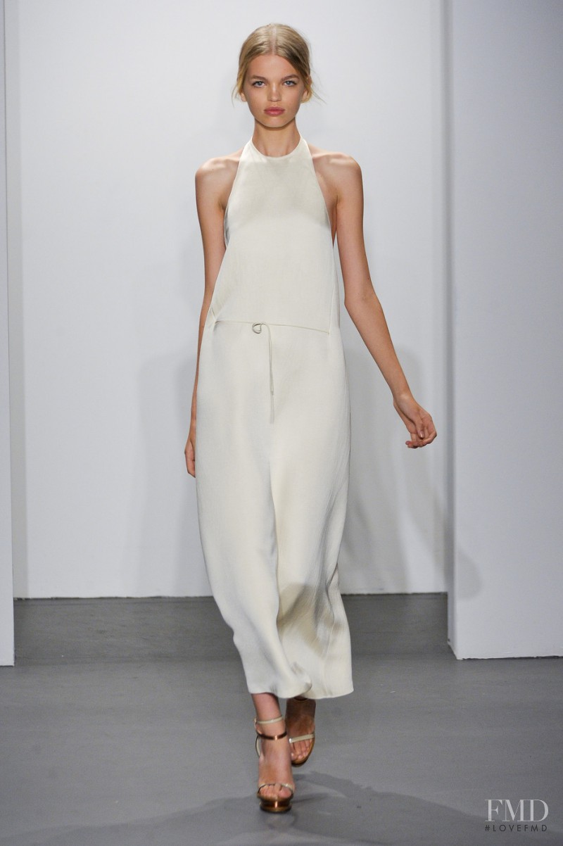 Daphne Groeneveld featured in  the Calvin Klein 205W39NYC fashion show for Spring/Summer 2011