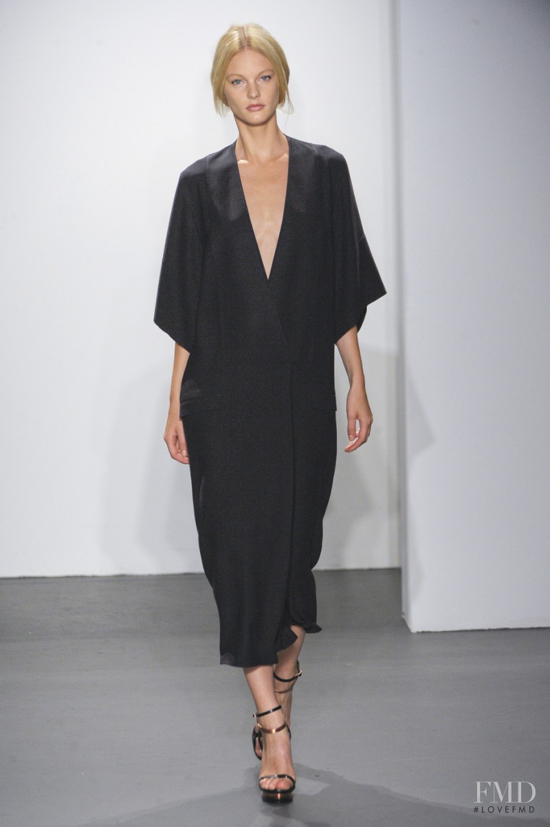 Patricia van der Vliet featured in  the Calvin Klein 205W39NYC fashion show for Spring/Summer 2011