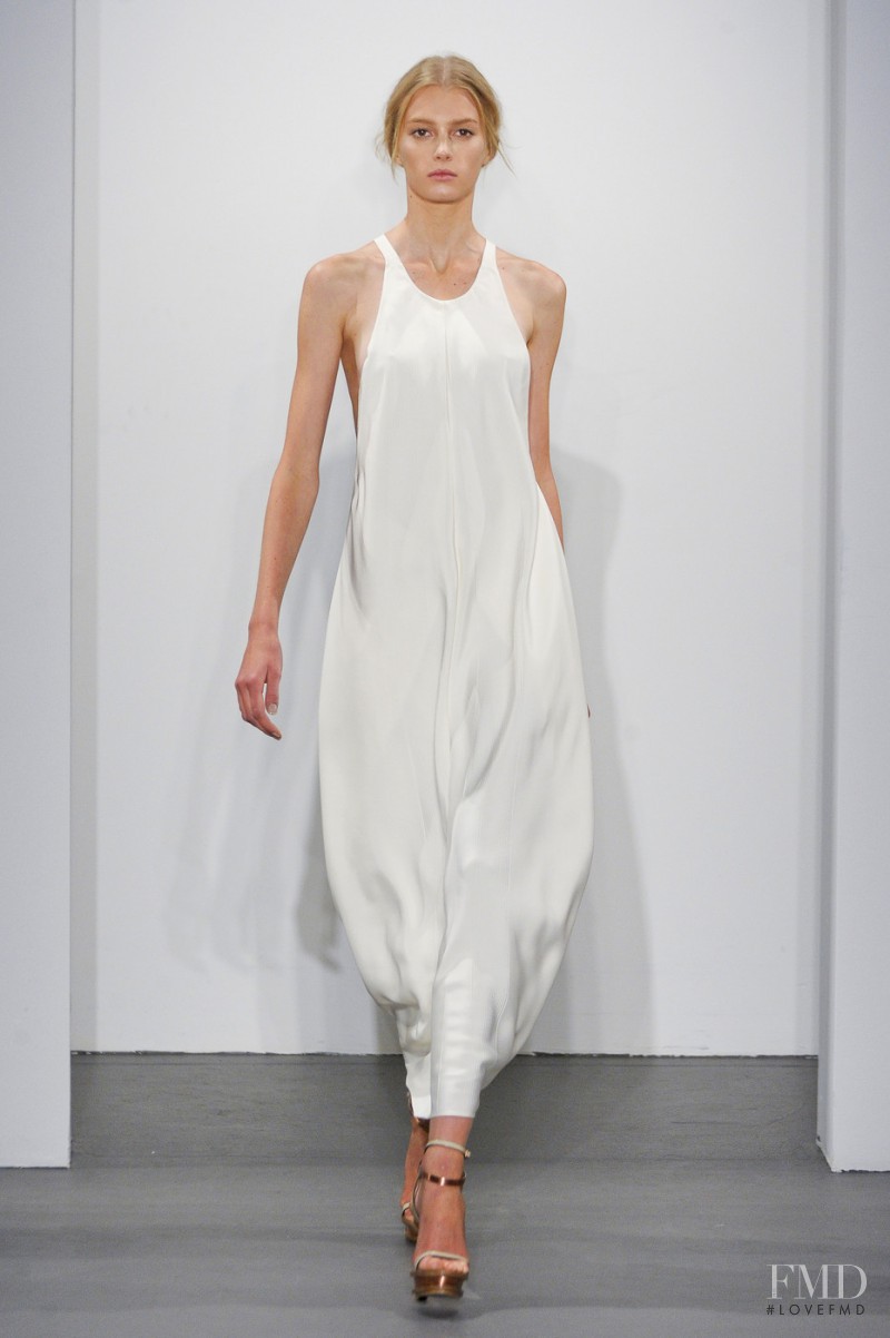 Sigrid Agren featured in  the Calvin Klein 205W39NYC fashion show for Spring/Summer 2011