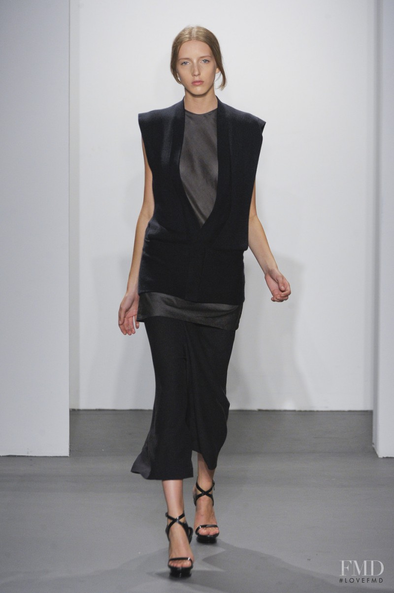 Iris Egbers featured in  the Calvin Klein 205W39NYC fashion show for Spring/Summer 2011