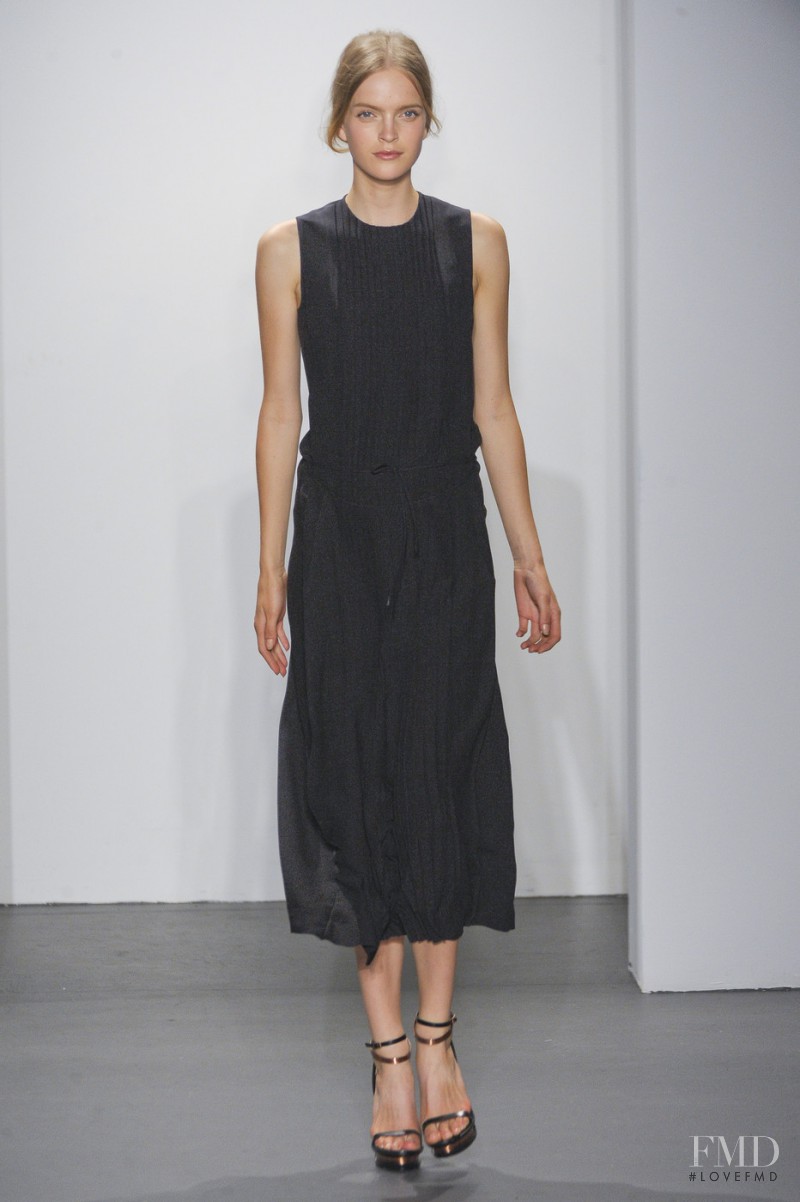 Mirte Maas featured in  the Calvin Klein 205W39NYC fashion show for Spring/Summer 2011