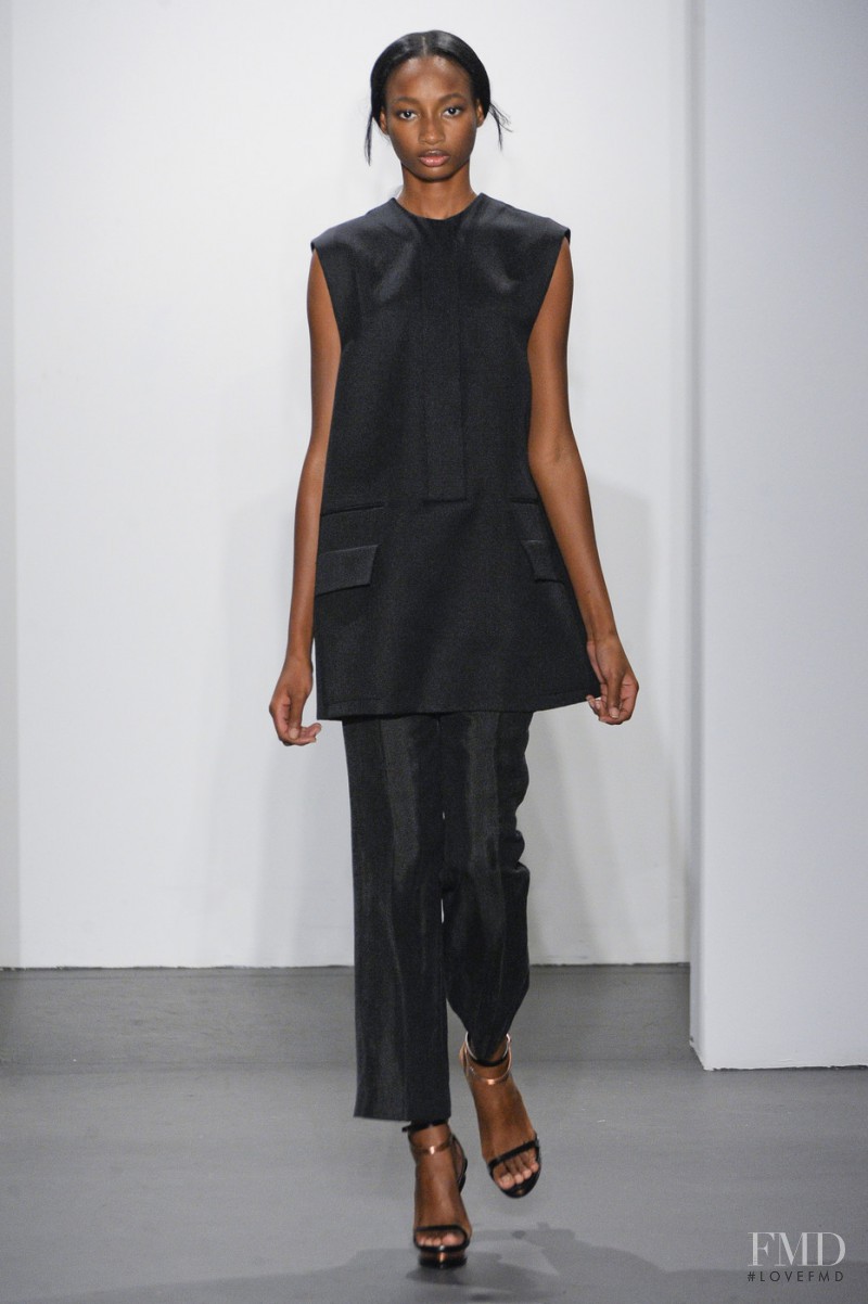 Shena Moulton featured in  the Calvin Klein 205W39NYC fashion show for Spring/Summer 2011