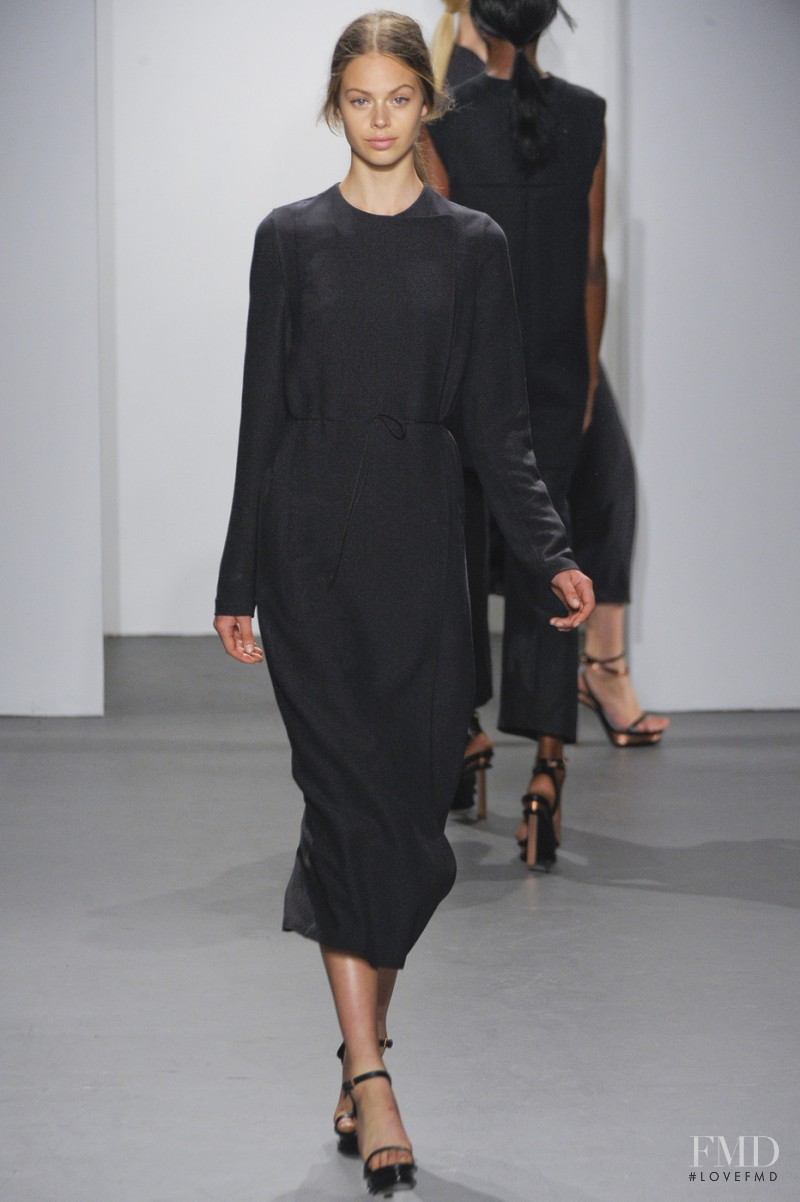 Jessica Clarke featured in  the Calvin Klein 205W39NYC fashion show for Spring/Summer 2011