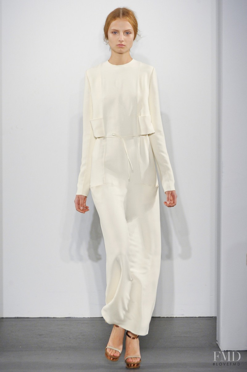 Hanna Samokhina featured in  the Calvin Klein 205W39NYC fashion show for Spring/Summer 2011