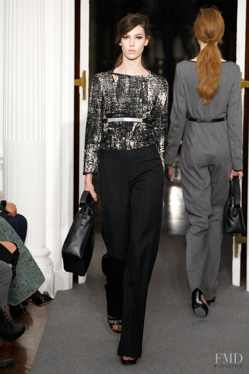 Ruby Aldridge featured in  the Ports 1961 fashion show for Autumn/Winter 2011