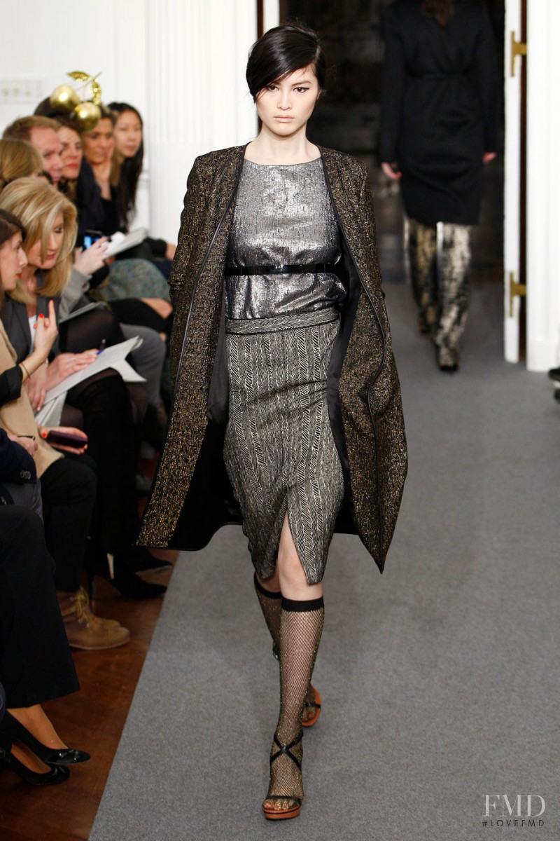 Sui He featured in  the Ports 1961 fashion show for Autumn/Winter 2011
