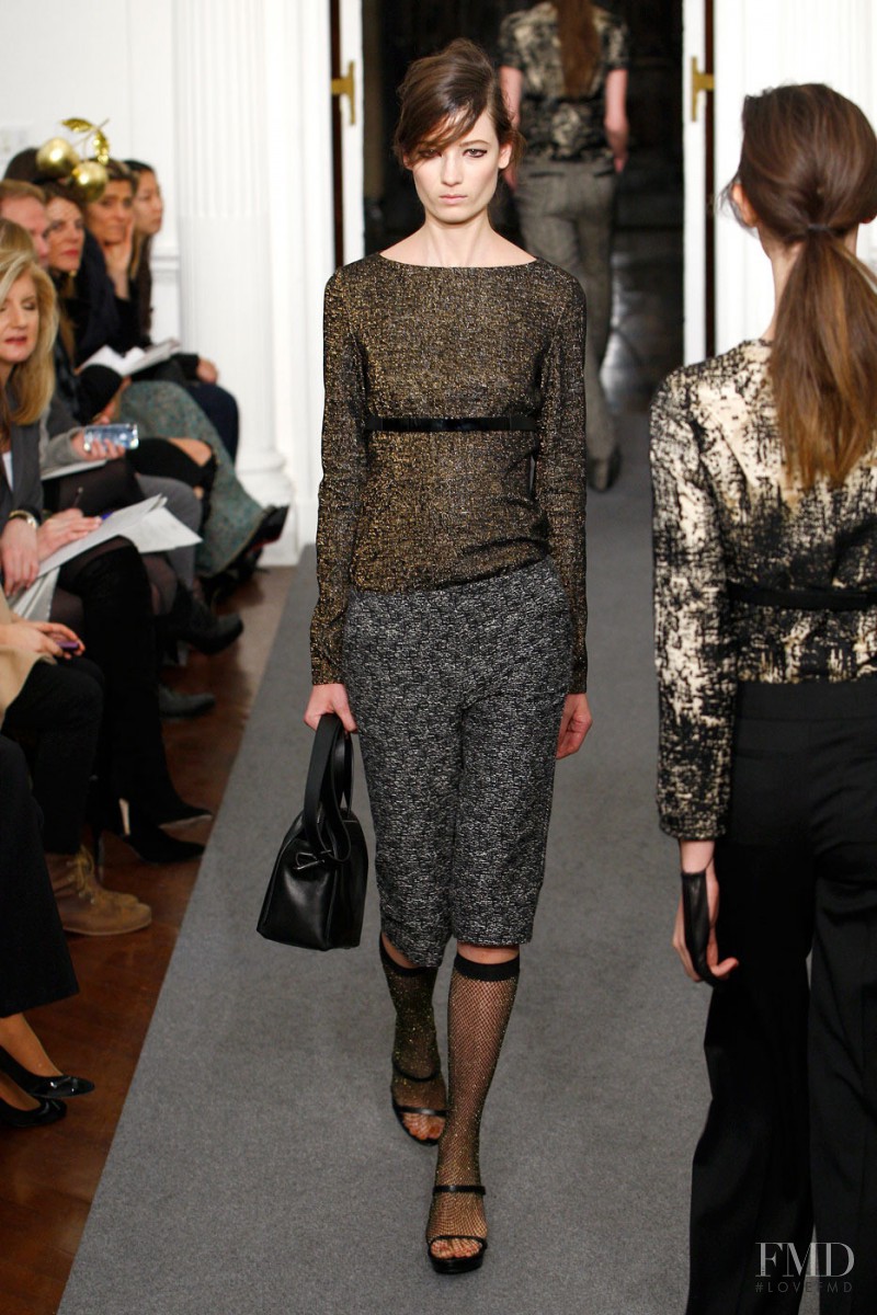 Débora Müller featured in  the Ports 1961 fashion show for Autumn/Winter 2011