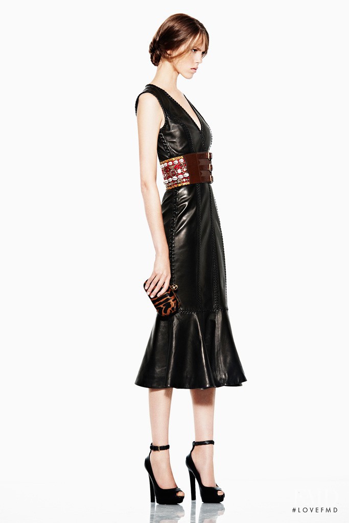 Josefien Rodermans featured in  the Alexander McQueen fashion show for Resort 2012