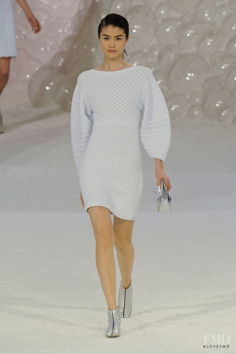 Ming Xi featured in  the Chanel fashion show for Spring/Summer 2012