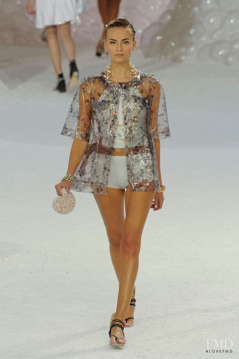 Natasha Poly featured in  the Chanel fashion show for Spring/Summer 2012