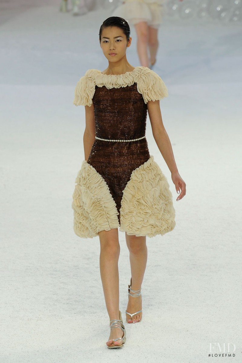 Liu Wen featured in  the Chanel fashion show for Spring/Summer 2012