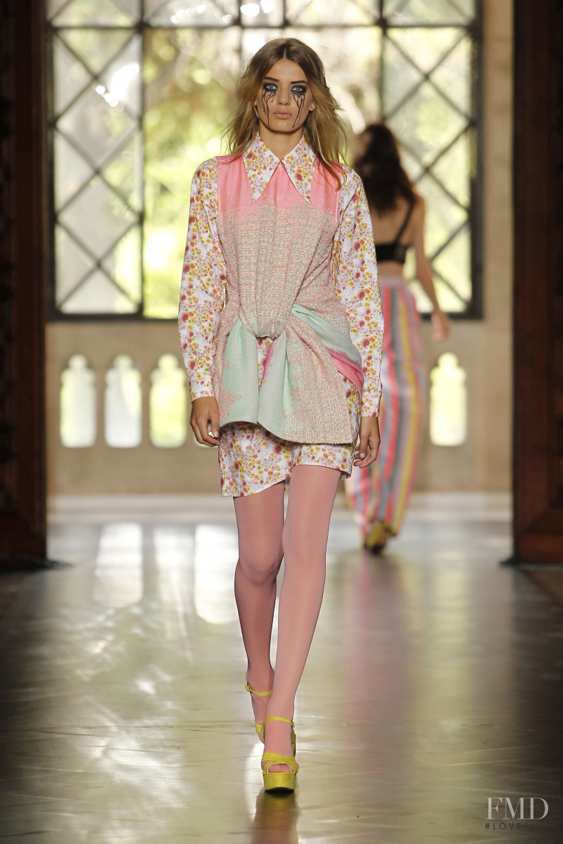 Bregje Heinen featured in  the Manuel Bolano fashion show for Spring/Summer 2012