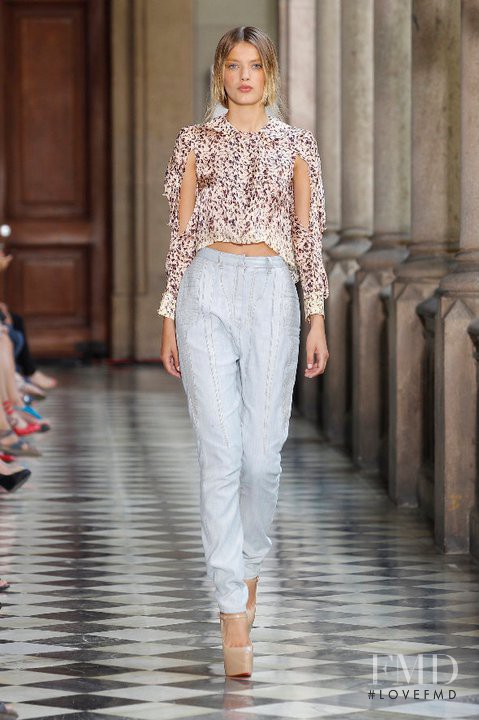 Bregje Heinen featured in  the Mal-Aimï¿½e fashion show for Spring/Summer 2012
