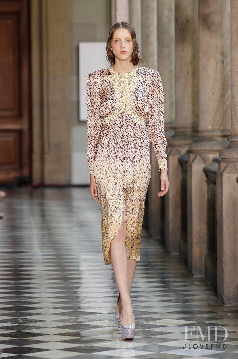 Iris Egbers featured in  the Mal-Aimï¿½e fashion show for Spring/Summer 2012