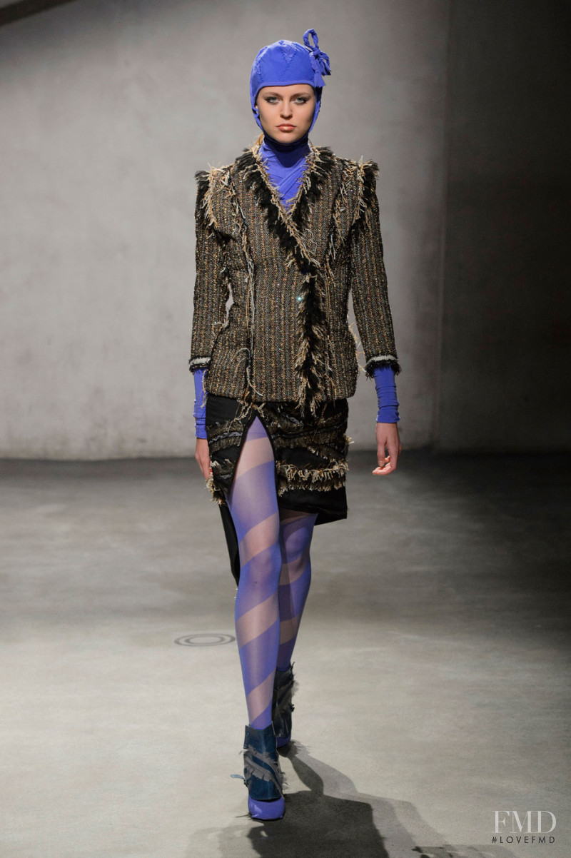 Dasha Matkova featured in  the Antonio Ortega fashion show for Autumn/Winter 2015