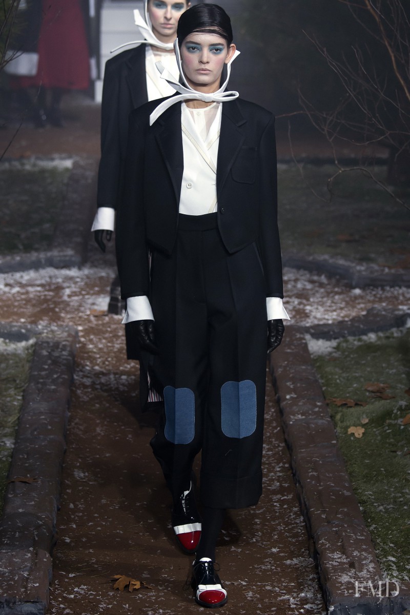 Wanessa Milhomem featured in  the Thom Browne fashion show for Autumn/Winter 2016