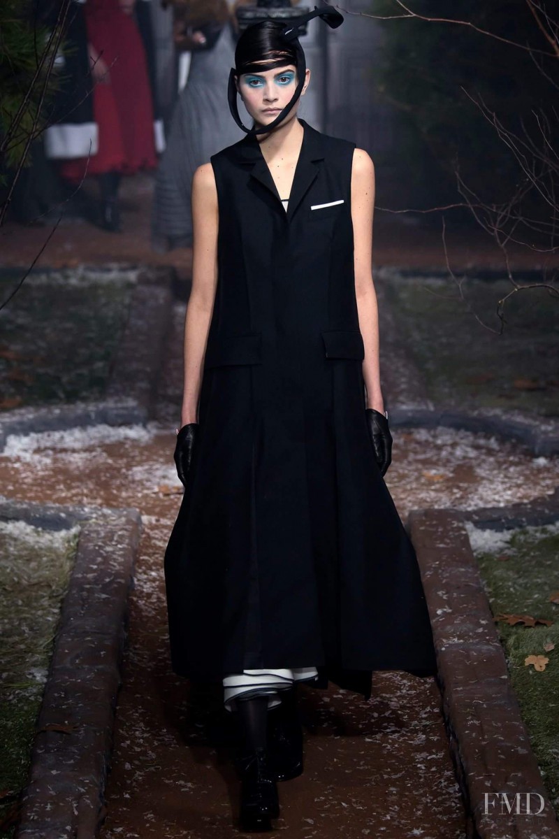 Kim Valerie Jaspers featured in  the Thom Browne fashion show for Autumn/Winter 2016