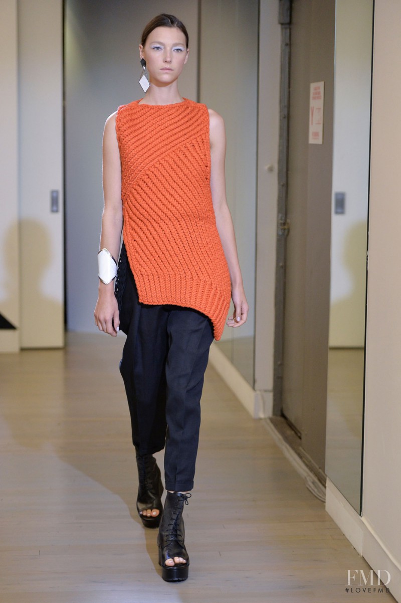 Stephanie Joy Field featured in  the Victor Alfaro fashion show for Spring/Summer 2016