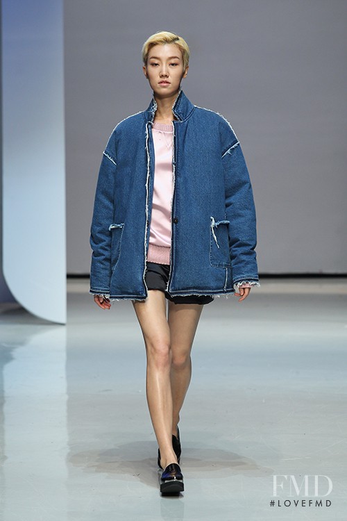 Joo Young Lee featured in  the Kiok fashion show for Autumn/Winter 2014