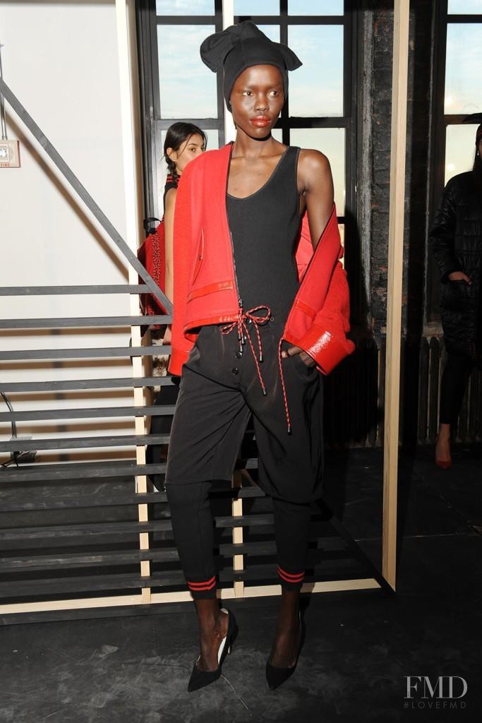 Grace Bol featured in  the Adam Selman fashion show for Autumn/Winter 2014