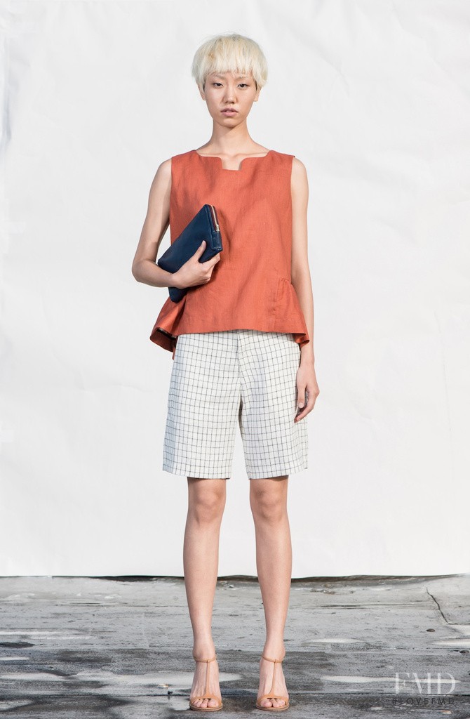 Joo Young Lee featured in  the Wolcott : Takemoto lookbook for Spring/Summer 2015