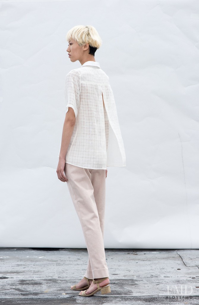 Joo Young Lee featured in  the Wolcott : Takemoto lookbook for Spring/Summer 2015