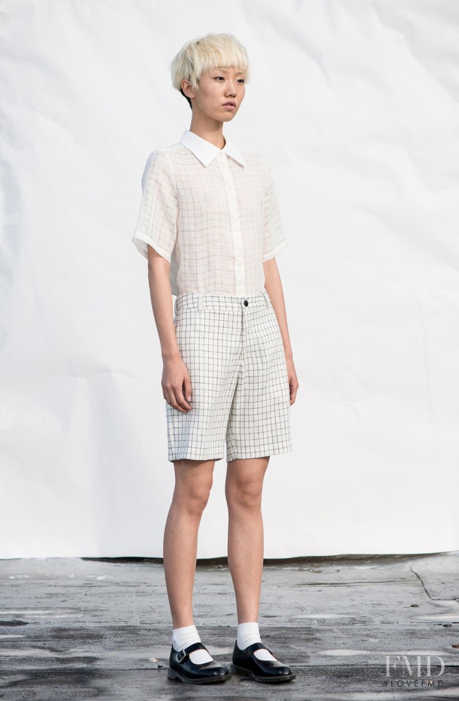 Joo Young Lee featured in  the Wolcott : Takemoto lookbook for Spring/Summer 2015