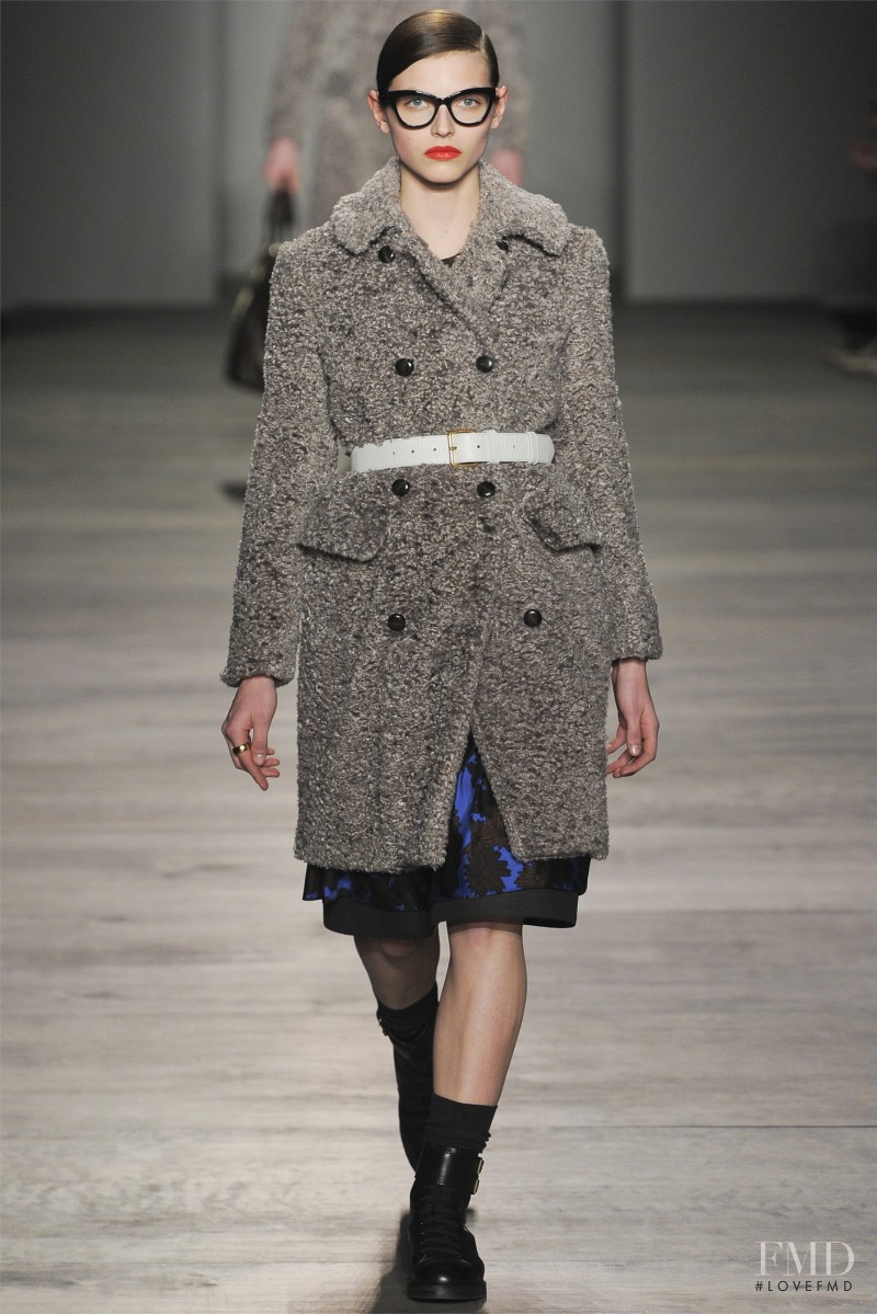 Karlina Caune featured in  the Marc by Marc Jacobs fashion show for Autumn/Winter 2012
