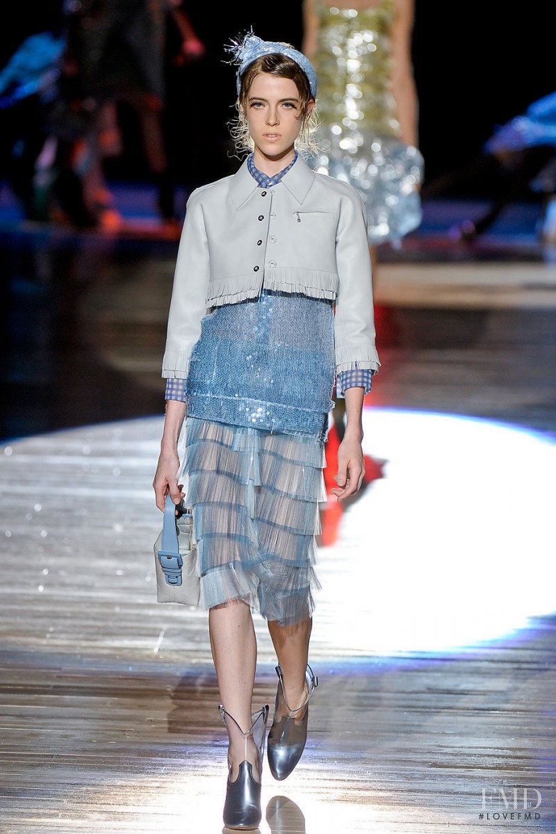 Kerrie Johnson featured in  the Marc Jacobs fashion show for Spring/Summer 2012