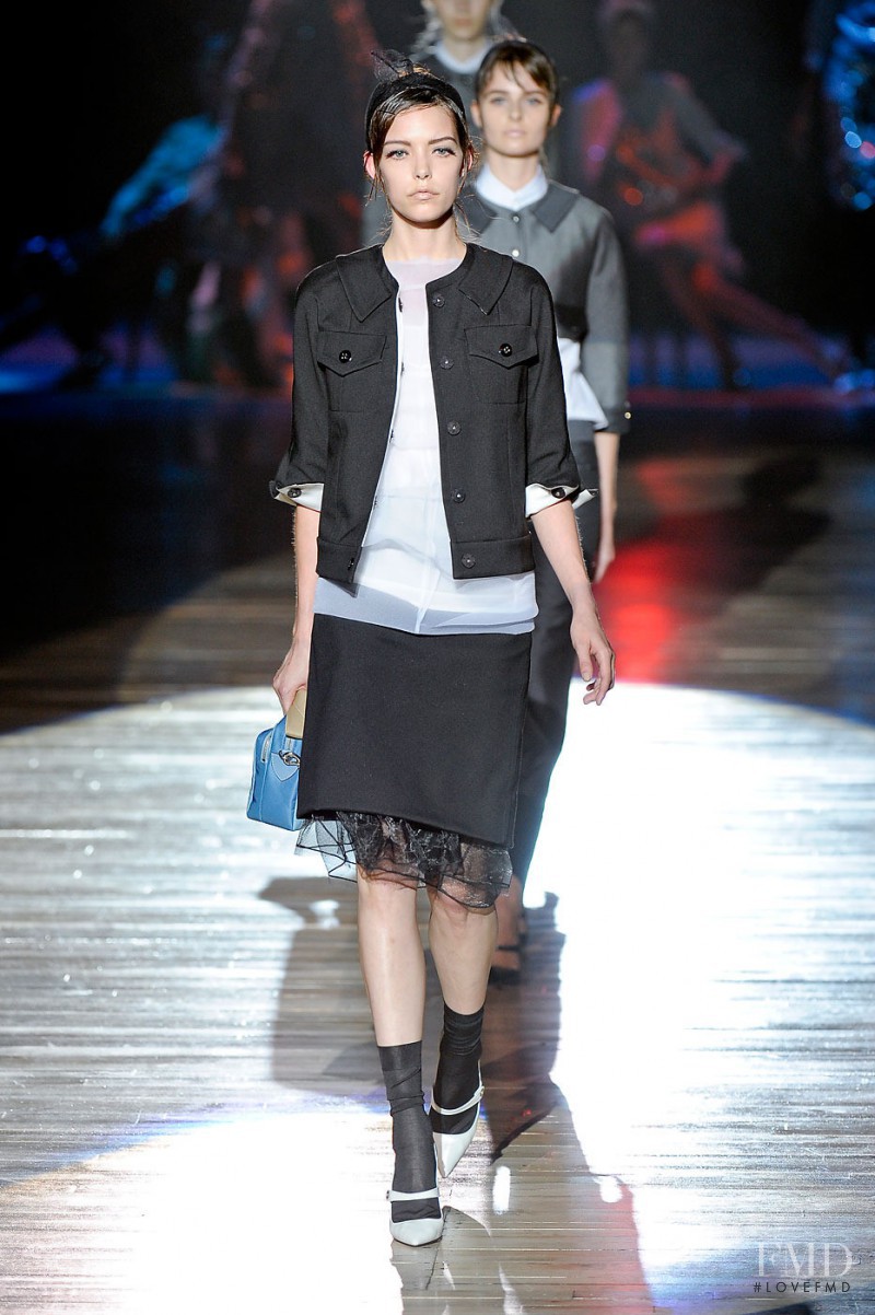 Kerrie Johnson featured in  the Marc Jacobs fashion show for Spring/Summer 2012