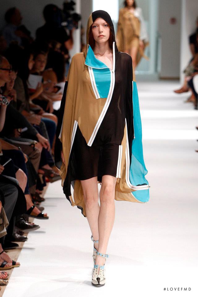 Kerrie Johnson featured in  the Felipe Oliveira Baptista fashion show for Spring/Summer 2012