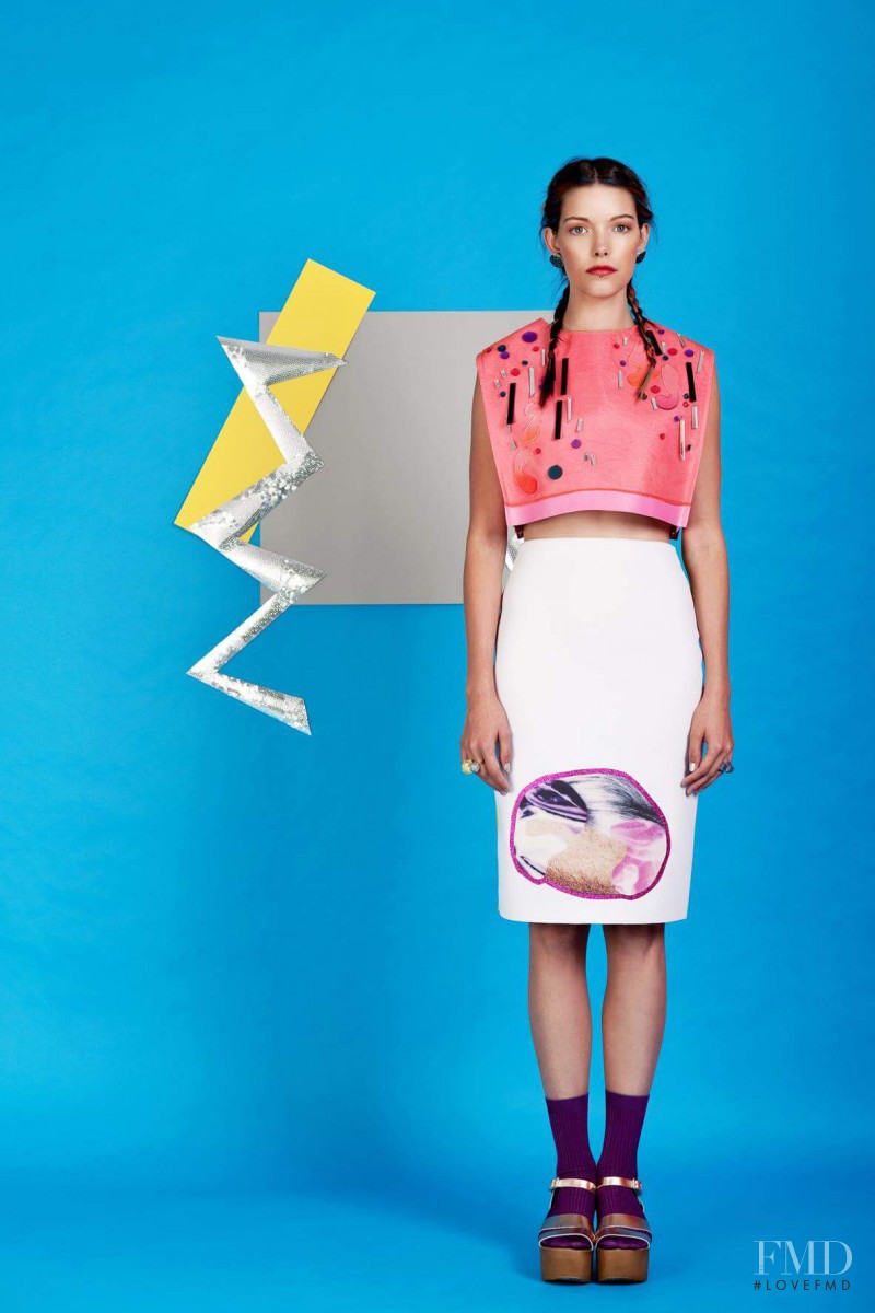 Kerrie Johnson featured in  the Jen Cheema lookbook for Spring/Summer 2014