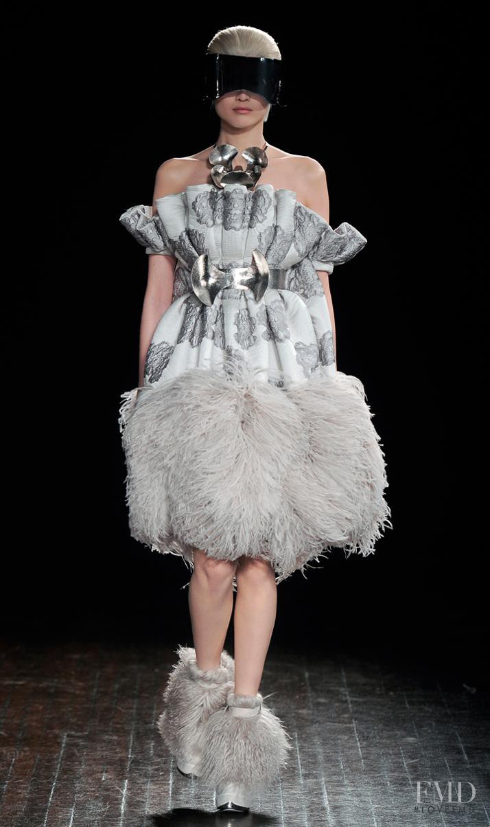 Sui He featured in  the Alexander McQueen fashion show for Autumn/Winter 2012