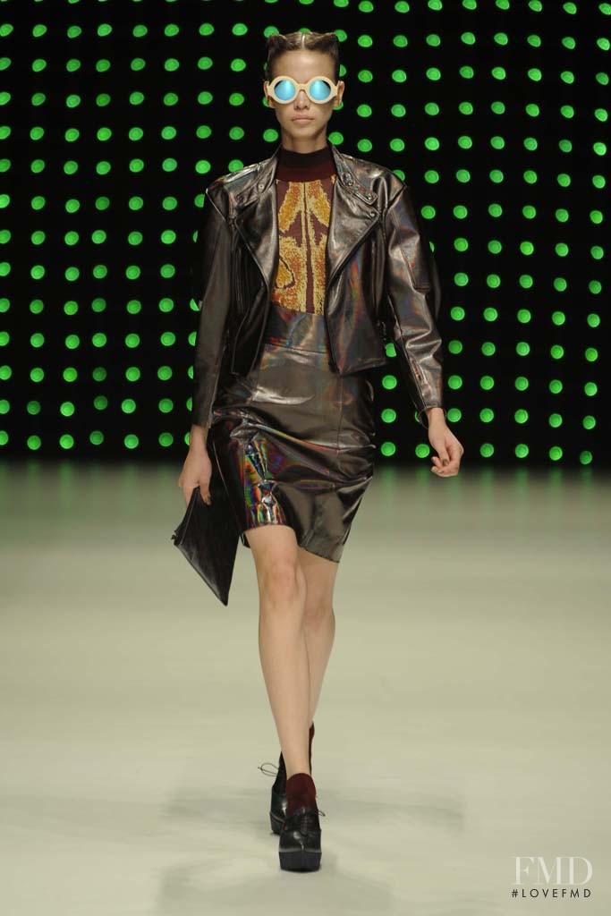 Amanda de Oliveira Queiroz featured in  the G.V.G.V. fashion show for Spring/Summer 2013