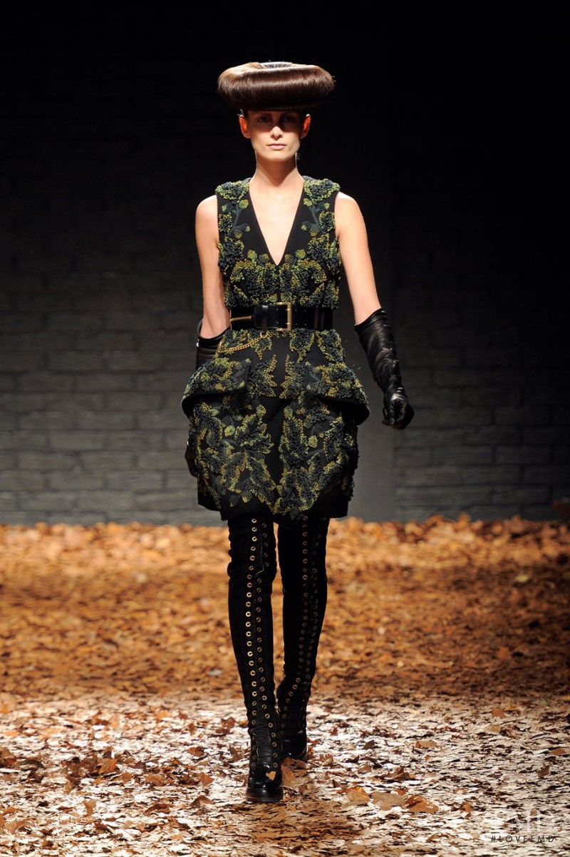 Ava Smith featured in  the McQ Alexander McQueen fashion show for Autumn/Winter 2012