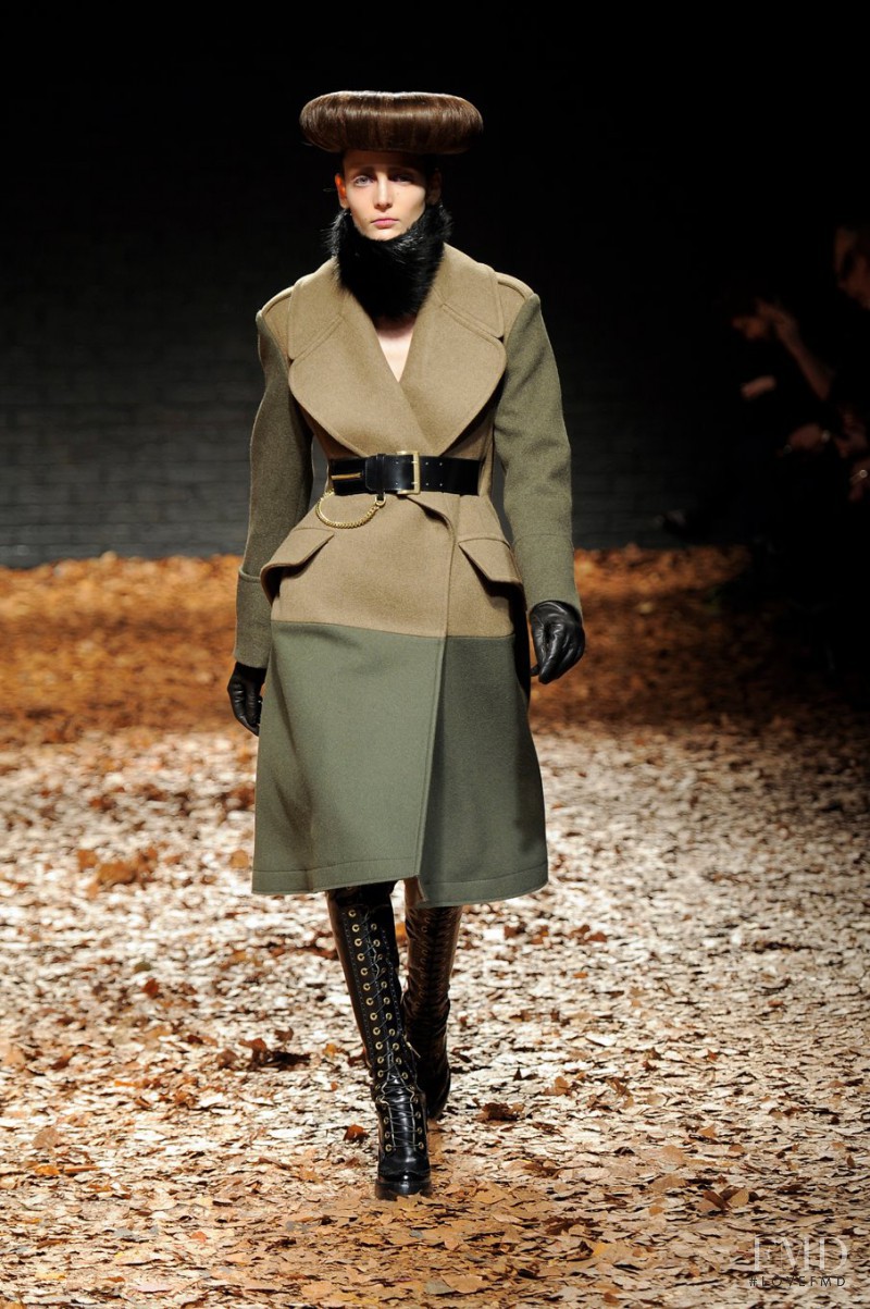 Zuzanna Bijoch featured in  the McQ Alexander McQueen fashion show for Autumn/Winter 2012