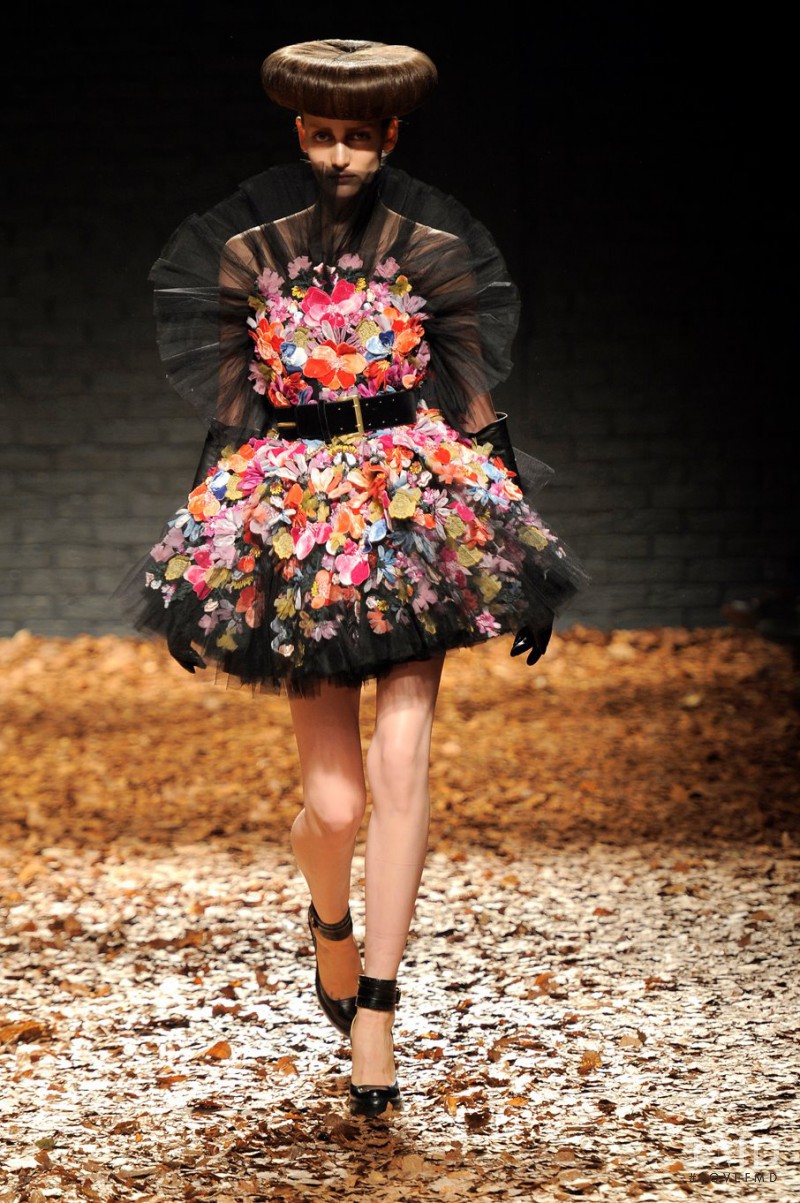 Zuzanna Bijoch featured in  the McQ Alexander McQueen fashion show for Autumn/Winter 2012