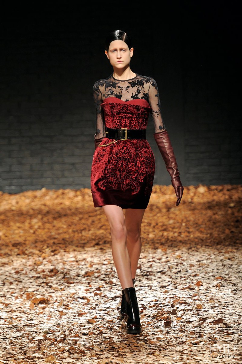 Kate Kondas featured in  the McQ Alexander McQueen fashion show for Autumn/Winter 2012